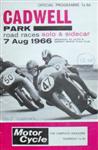 Programme cover of Cadwell Park Circuit, 07/08/1966