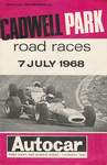 Programme cover of Cadwell Park Circuit, 07/07/1968