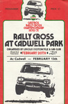 Programme cover of Cadwell Park Circuit, 20/02/1971