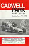 Programme cover of Cadwell Park Circuit, 09/09/1973