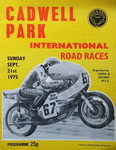 Programme cover of Cadwell Park Circuit, 21/09/1975