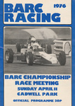 Programme cover of Cadwell Park Circuit, 11/04/1976