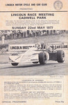 Programme cover of Cadwell Park Circuit, 22/05/1977