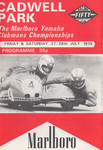 Programme cover of Cadwell Park Circuit, 28/07/1979