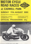 Programme cover of Cadwell Park Circuit, 17/08/1980
