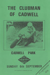 Programme cover of Cadwell Park Circuit, 06/09/1981