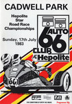 Programme cover of Cadwell Park Circuit, 17/07/1983