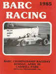 Programme cover of Cadwell Park Circuit, 28/04/1985