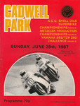Programme cover of Cadwell Park Circuit, 28/06/1987