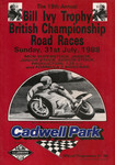 Programme cover of Cadwell Park Circuit, 31/07/1988
