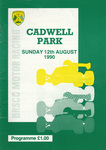 Programme cover of Cadwell Park Circuit, 12/08/1990