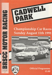 Programme cover of Cadwell Park Circuit, 11/08/1991