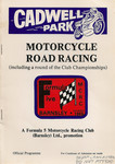 Programme cover of Cadwell Park Circuit, 10/05/1992
