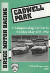 Programme cover of Cadwell Park Circuit, 17/05/1992