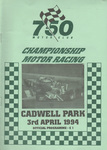 Programme cover of Cadwell Park Circuit, 03/04/1994