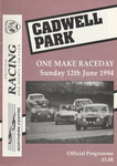 Programme cover of Cadwell Park Circuit, 12/06/1994