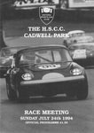 Programme cover of Cadwell Park Circuit, 24/07/1994