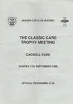 Programme cover of Cadwell Park Circuit, 17/09/1995