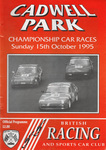 Programme cover of Cadwell Park Circuit, 15/10/1995