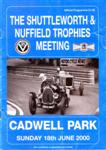 Programme cover of Cadwell Park Circuit, 18/06/2000