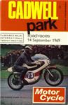 Programme cover of Cadwell Park Circuit, 14/09/1969