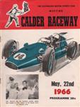 Programme cover of Calder Park Raceway, 22/05/1966
