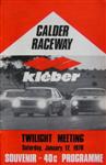 Programme cover of Calder Park Raceway, 17/01/1976