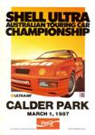 Programme cover of Calder Park Raceway, 01/03/1987