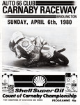 Programme cover of Carnaby Raceway, 06/04/1980