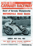 Programme cover of Carnaby Raceway, 24/05/1981