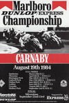 Programme cover of Carnaby Raceway, 19/08/1984