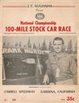 Programme cover of Carrell Speedway, 22/02/1953