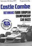 Programme cover of Castle Combe Circuit, 15/05/1971
