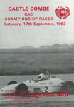 Programme cover of Castle Combe Circuit, 17/09/1983