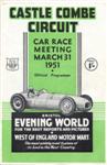Programme cover of Castle Combe Circuit, 31/03/1951
