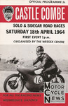 Programme cover of Castle Combe Circuit, 18/04/1964