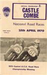 Programme cover of Castle Combe Circuit, 25/04/1970