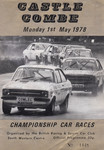 Programme cover of Castle Combe Circuit, 01/05/1978