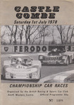 Programme cover of Castle Combe Circuit, 01/07/1978