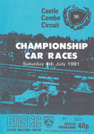 Programme cover of Castle Combe Circuit, 04/07/1981