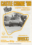 Programme cover of Castle Combe Circuit, 27/03/1989