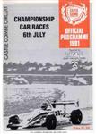 Programme cover of Castle Combe Circuit, 06/07/1991