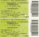 Ticket for Circuit de Barcelona-Catalunya, 10/05/1998