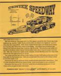 Programme cover of Centex Speedway, 03/10/1992