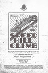 Programme cover of Chalfont Heights Hill Climb, 20/05/1935