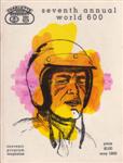 Programme cover of Charlotte Motor Speedway, 22/05/1966