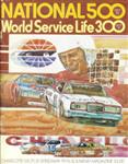 Programme cover of Charlotte Motor Speedway, 10/10/1976