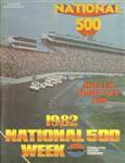 Programme cover of Charlotte Motor Speedway, 10/10/1982