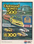 Programme cover of Charlotte Motor Speedway, 05/10/1986