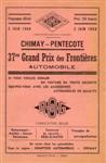 Programme cover of Chimay Street Circuit, 02/06/1968